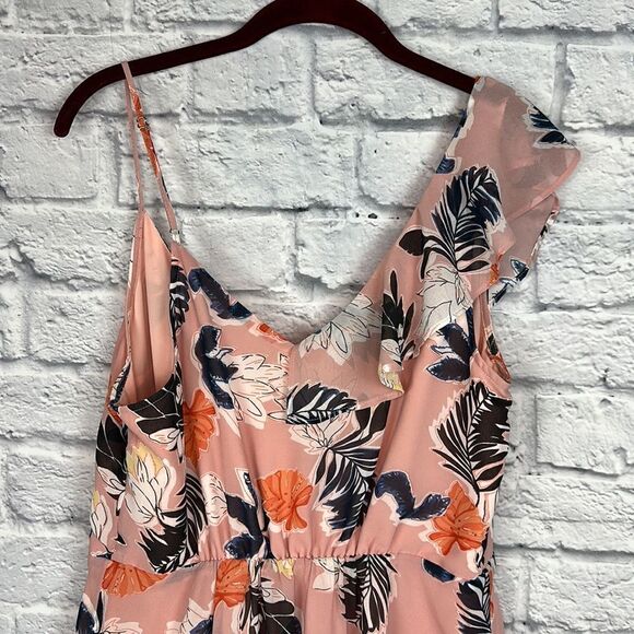 A NEW DAY WOMEN FAUX WRAP DRESS PINK WITH FLORAL PRINT Size Medium - Picture 7 of 7
